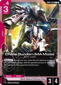 Chaos Gundam (MA Mode) | Freedom Ascension | Common | Normal | #GD05-045