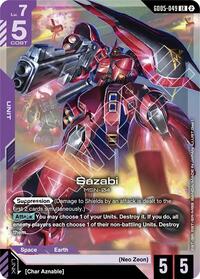 Sazabi | Freedom Ascension | Legend Rare | Holofoil | #GD05-049