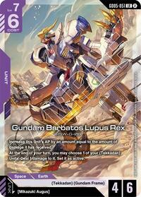 Gundam Barbatos Lupus Rex | Freedom Ascension | Legend Rare | Holofoil | #GD05-051