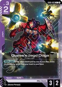 Quess's Jagd Doga | Freedom Ascension | Rare | Holofoil | #GD05-053