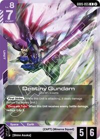 Destiny Gundam | Freedom Ascension | Rare | Holofoil | #GD05-055