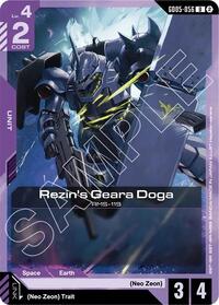 Rezin's Geara Doga | Freedom Ascension | Uncommon | Normal | #GD05-056