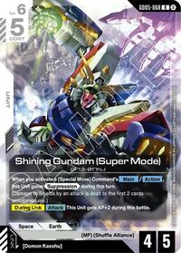 Shining Gundam (Super Mode) | Freedom Ascension | Rare | Holofoil | #GD05-068