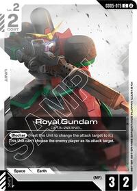 Royal Gundam | Freedom Ascension | Common | Normal | #GD05-075