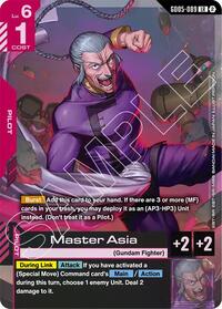 Master Asia | Freedom Ascension | Legend Rare | Holofoil | #GD05-089