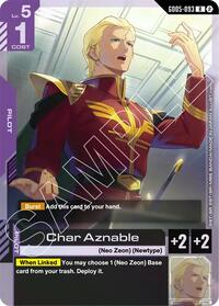 Char Aznable | Freedom Ascension | Rare | Holofoil | #GD05-093