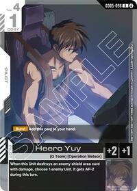 Heero Yuy | Freedom Ascension | Rare | Holofoil | #GD05-098