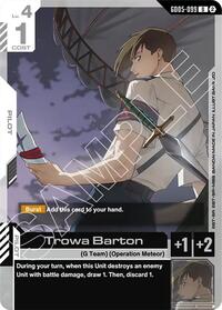 Trowa Barton | Freedom Ascension | Uncommon | Normal | #GD05-099