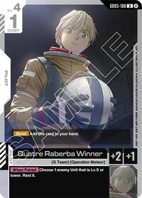 Quatre Raberba Winner | Freedom Ascension | Uncommon | Normal | #GD05-100
