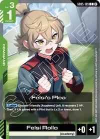 Felsi's Plea | Freedom Ascension | Common | Normal | #GD05-109