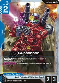 Guncannon | Deck Build Box Freedom Ascension | Rare | Normal | #GD01-004