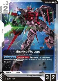 Strike Rouge | Deck Build Box Freedom Ascension | Rare | Normal | #GD01-069