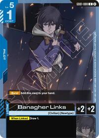 Banagher Links | Deck Build Box Freedom Ascension | Uncommon | Normal | #GD01-088