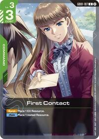 First Contact | Deck Build Box Freedom Ascension | Uncommon | Normal | #GD01-107