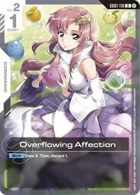 Overflowing Affection | Deck Build Box Freedom Ascension | Uncommon | Normal | #GD01-118