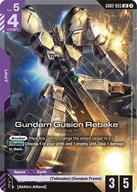 Gundam Gusion Rebake | Deck Build Box Freedom Ascension | Legend Rare | Normal | #GD02-055