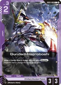 Gundam Hajiroboshi | Deck Build Box Freedom Ascension | Common | Normal | #GD03-068