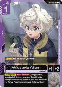 Wistario Afam | Deck Build Box Freedom Ascension | Common | Normal | #GD03-097