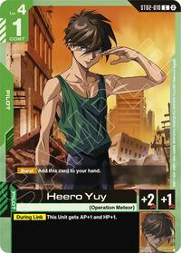 Heero Yuy | Deck Build Box Freedom Ascension | Common | Normal | #ST02-010