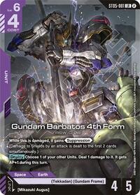 Gundam Barbatos 4th Form | Deck Build Box Freedom Ascension | Legend Rare | Normal | #ST05-001