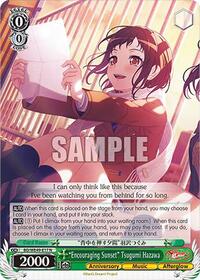 "Encouraging Sunset" Tsugumi Hazawa | BanG Dream! 10th Anniversary! Premium Booster | Normal | Normal | #BD/WE49-E17