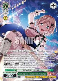"No Matter the Sunset's Color" Moca Aoba (BDR) | BanG Dream! 10th Anniversary! Premium Booster | Band Rare | Normal | #BD/WE49-E22BDR