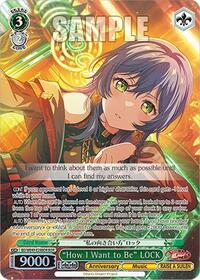 "How I Want to Be" LOCK (BDR) | BanG Dream! 10th Anniversary! Premium Booster | Band Rare | Normal | #BD/WE49-E24BDR