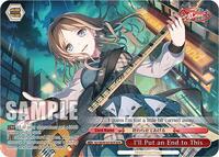 I'll Put an End to This (BDR) | BanG Dream! 10th Anniversary! Premium Booster | Band Rare | Normal | #BD/WE49-E41BDR