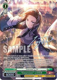 "Emersion" LAYER (SP) | BanG Dream! 10th Anniversary! Premium Booster | Special Rare | Normal | #BD/WE49-E20SP