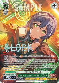 "How I Want to Be" LOCK (SP) | BanG Dream! 10th Anniversary! Premium Booster | Special Rare | Unspecified | #BD/WE49-E24SP