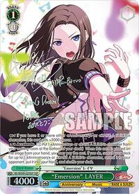 "Emersion" LAYER (SSP) | BanG Dream! 10th Anniversary! Premium Booster | Super Special Rare | Normal | #BD/WE49-E20SSP
