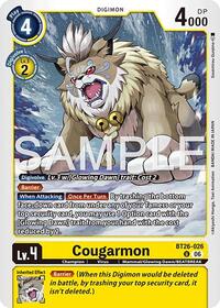 Cougarmon | Timeless Bonds | Uncommon | Unspecified | #BT26-026 U