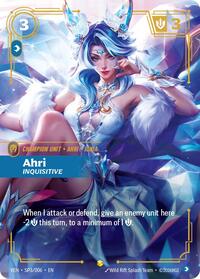 Ahri, Inquisitive | Vendetta | Showcase | Foil | #SP3/006