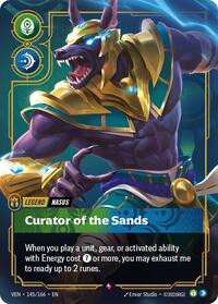 Nasus, Curator of the Sands | Vendetta | Rare | Foil | #145/166