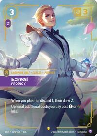 Ezreal, Prodigy | Vendetta | Showcase | Foil | #SP5/006