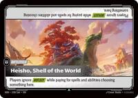 Heisho, Shell of the World | Vendetta | Uncommon | Foil | #158/166
