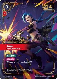 Jinx, Demolitionist (Overnumbered) | Vendetta | Showcase | Foil | #168/166