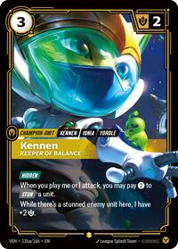 Kennen, Keeper of Balance (Alternate Art) | Vendetta | Showcase | Foil | #135a/166