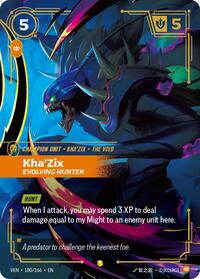 Kha'Zix, Evolving Hunter (Overnumbered) | Vendetta | Showcase | Foil | #180/166