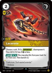 Lacerate | Vendetta | Uncommon | Normal | #127/166