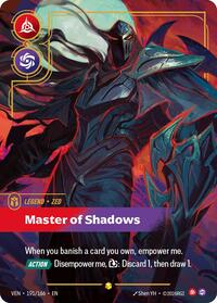 Zed, Master of Shadows (Overnumbered) | Vendetta | Showcase | Foil | #191/166