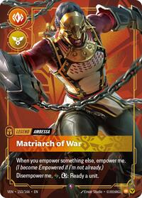 Ambessa, Matriarch of War | Vendetta | Rare | Foil | #153/166