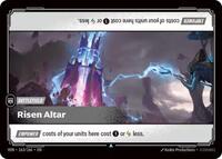 Risen Altar | Vendetta | Uncommon | Foil | #163/166