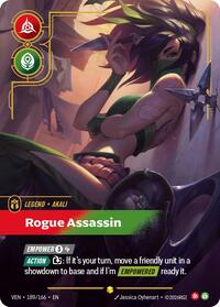 Akali, Rogue Assassin (Overnumbered) | Vendetta | Showcase | Foil | #189/166