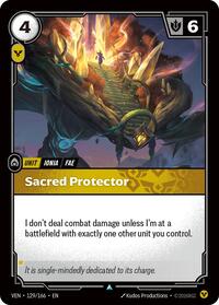 Sacred Protector | Vendetta | Uncommon | Normal | #129/166