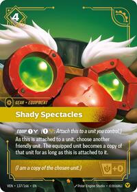 Shady Spectacles | Vendetta | Epic | Foil | #137/166