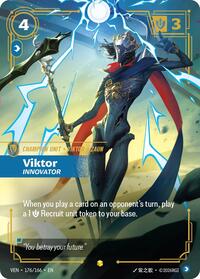 Viktor, Innovator (Overnumbered) | Vendetta | Showcase | Foil | #176/166