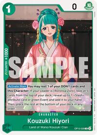 Kouzuki Hiyori | Starter Deck 32: GREEN Roronoa Zoro | R | Normal | #OP12-028