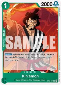 Kin'emon | Starter Deck 32: GREEN Roronoa Zoro | C | Normal | #ST32-001