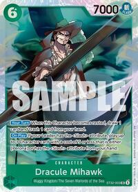 Dracule Mihawk | Starter Deck 32: GREEN Roronoa Zoro | SR | Foil | #ST32-003